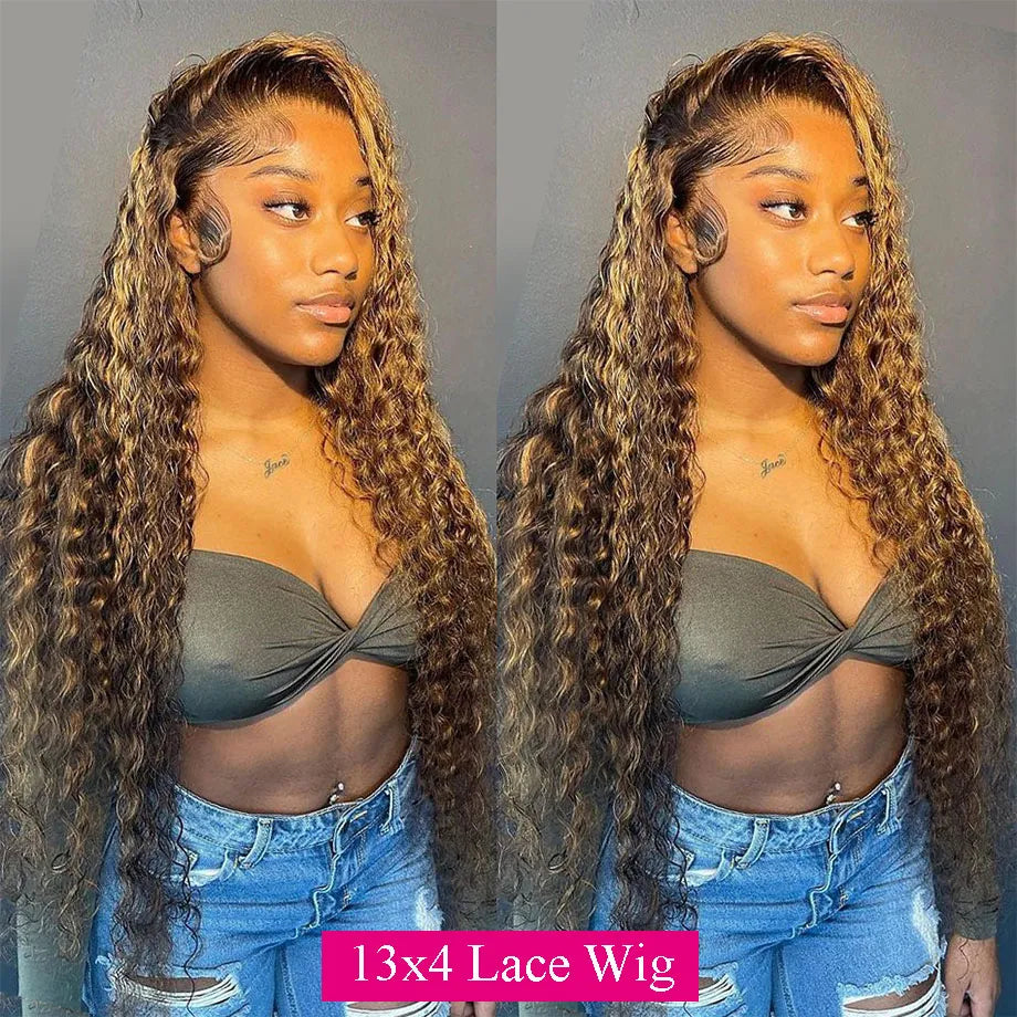 BHG's Brilliant Bounce: Ombre Opulence HD Lace Wig 13x4/13x6 Deep Wave Frontal Wig
