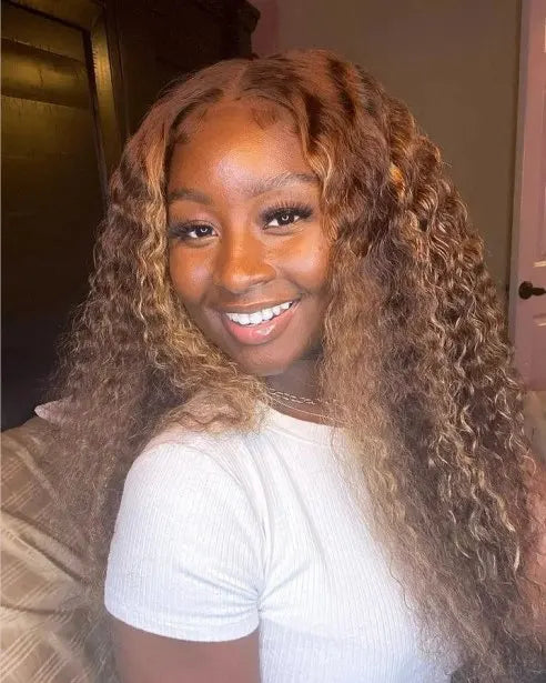 BHG's Brilliant Bounce: Ombre Opulence HD Lace Wig 13x4/13x6 Deep Wave Frontal Wig