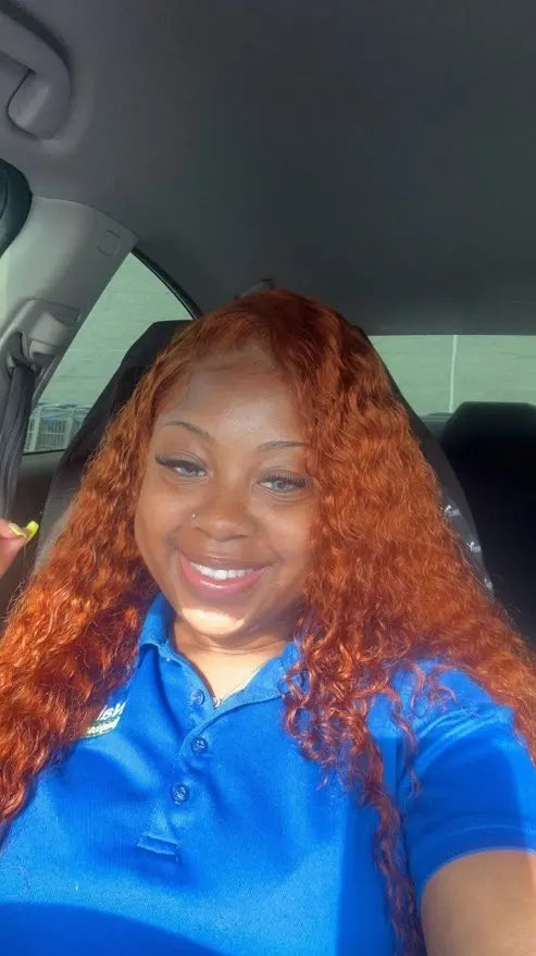 Ginger Blaze Tangerine Lace Front Wig | Human Hair – BHG