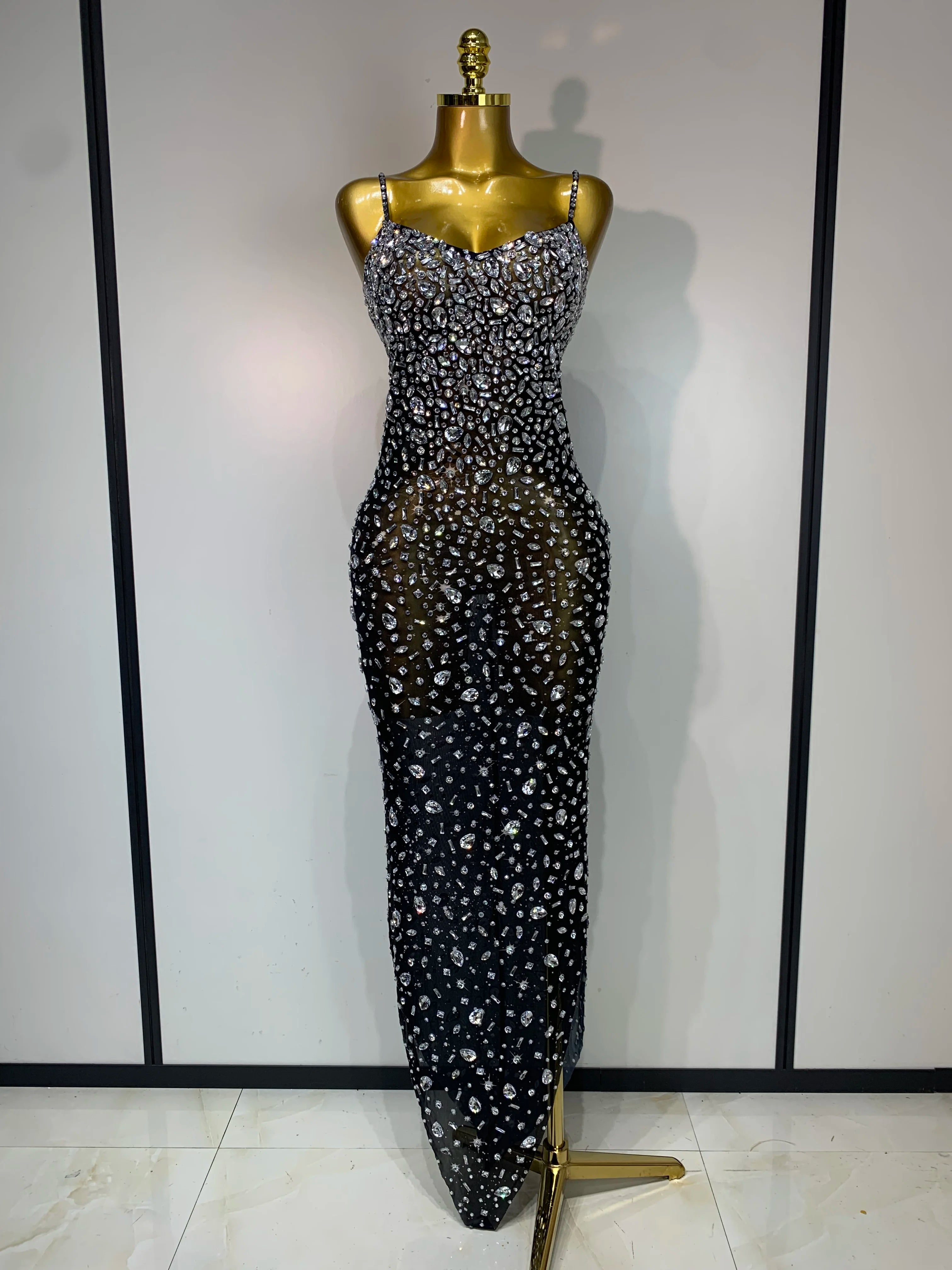 Diamond Hour Illusion Gown