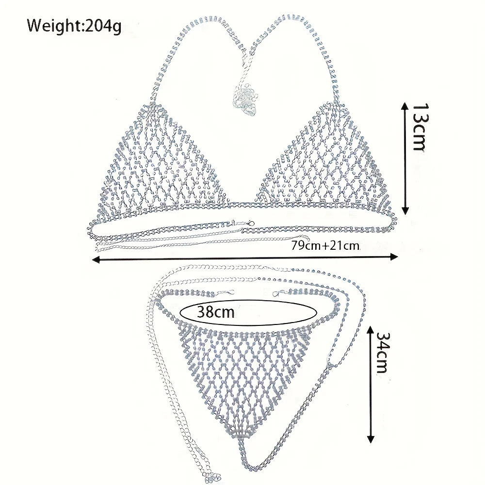 Glitz'n Glam Garter: The Starlit Sizzle Set