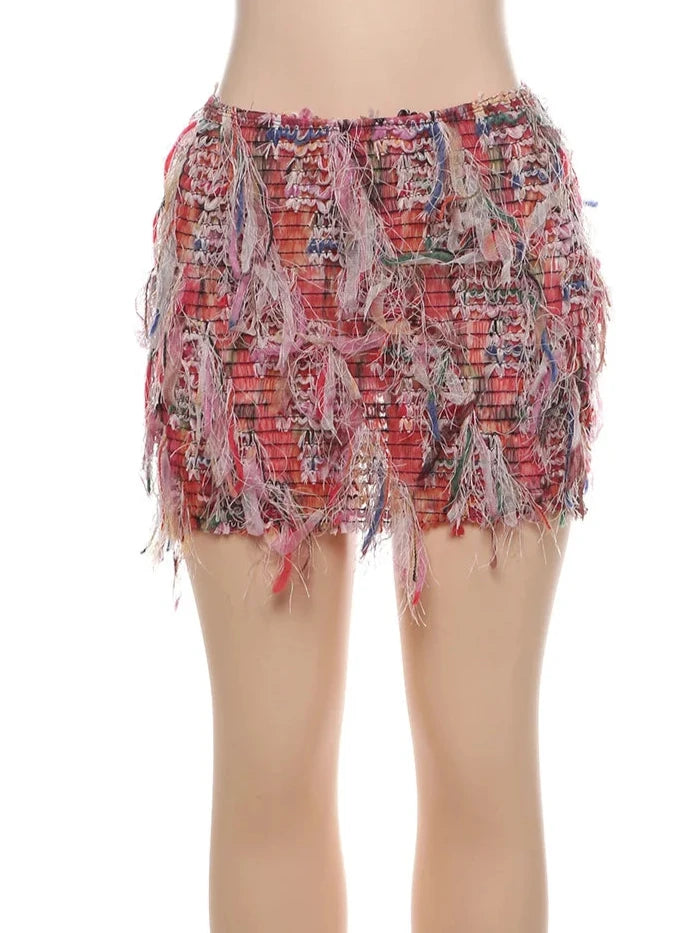 Tassel Tease Twilight Twirl Skirt