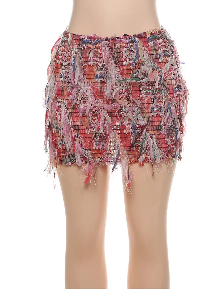 Tassel Tease Twilight Twirl Skirt