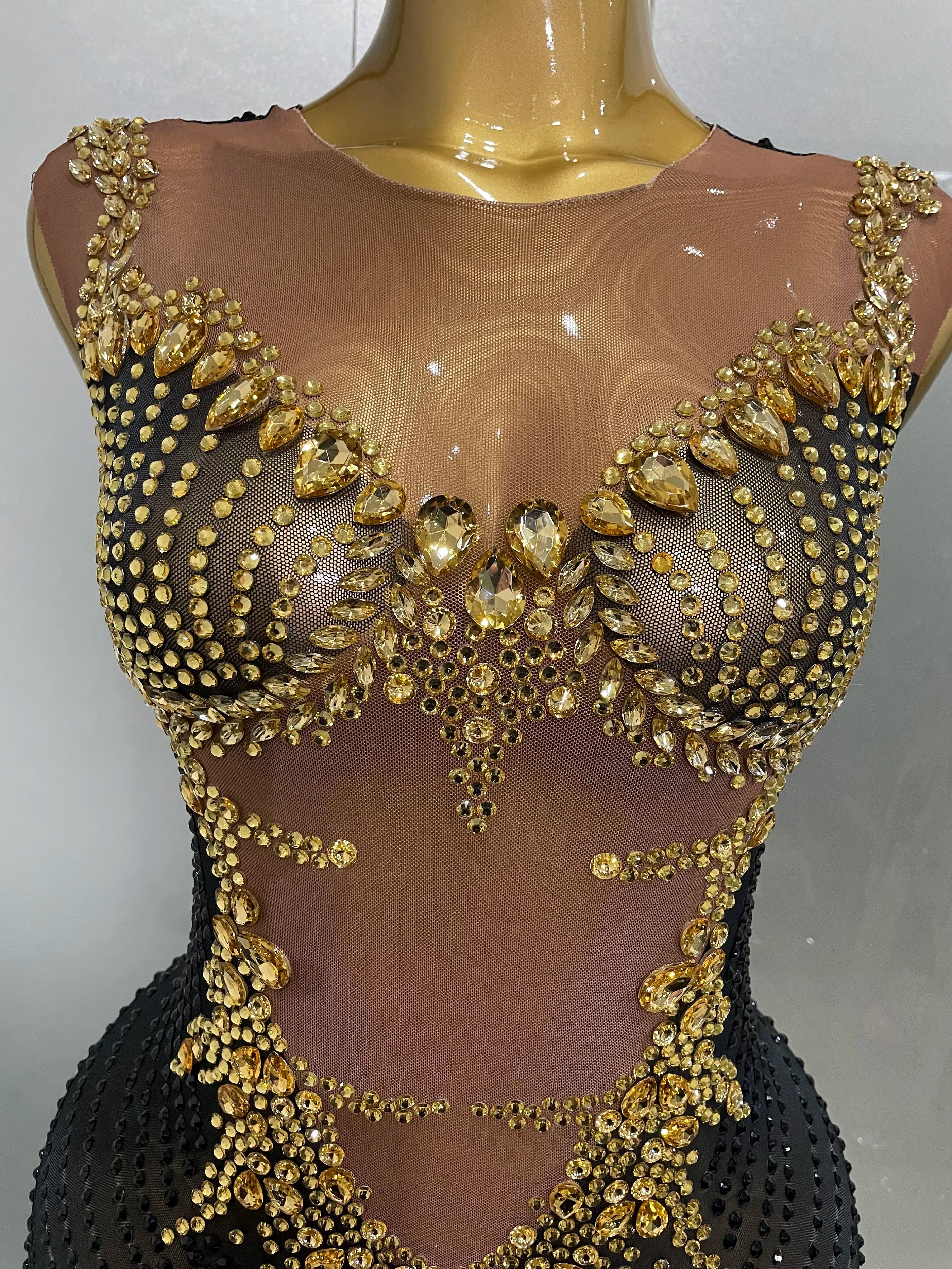 Midnight Dynasty Illusion Gown