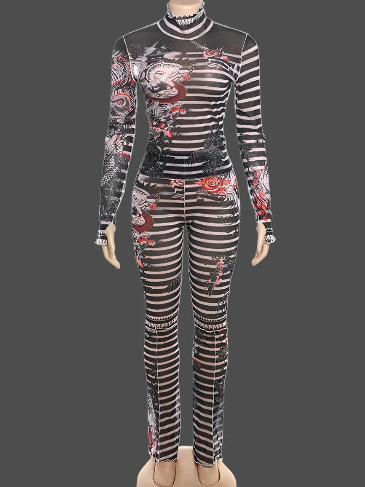 Midnight Mingle Turtleneck Twosie