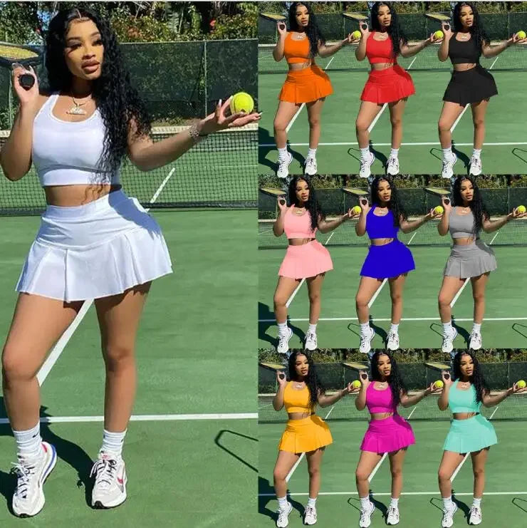 Sprint & Flirt Summer Skort Set