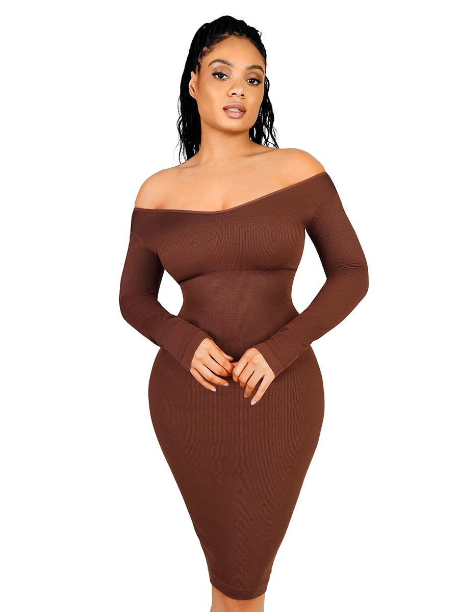 SleekSpeak: Stellar Silhouette Sculptor Dress by BHG Essentials