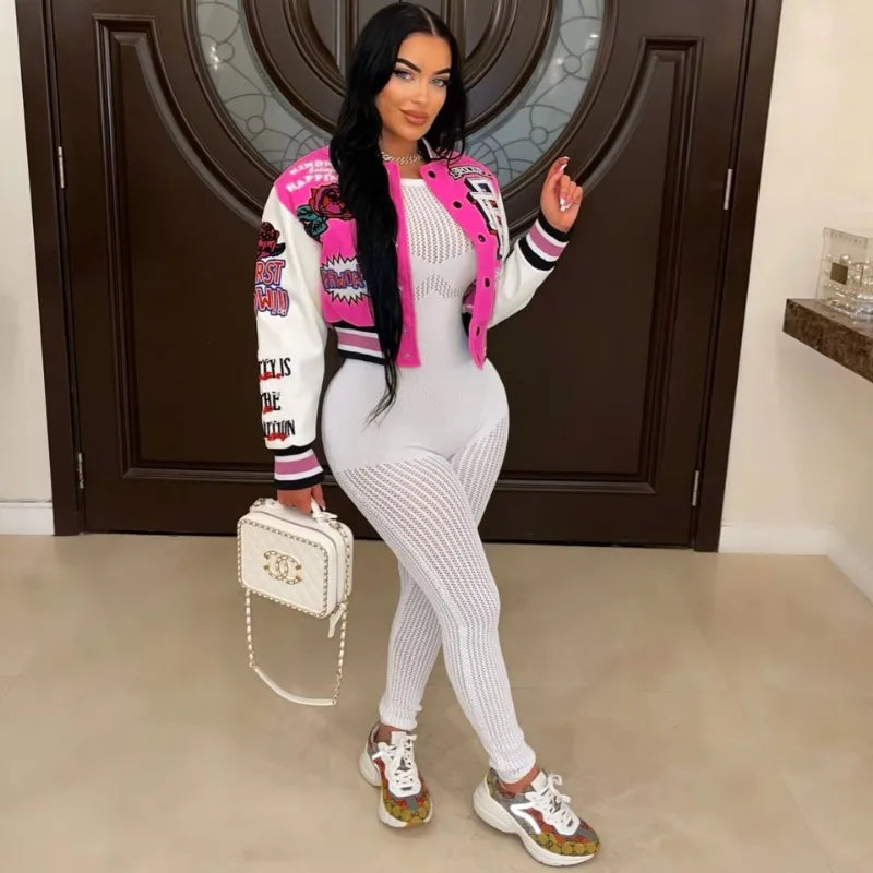 Alphabet Allure PatchPerfect Varsity Jacket – Letter Luxe Edition