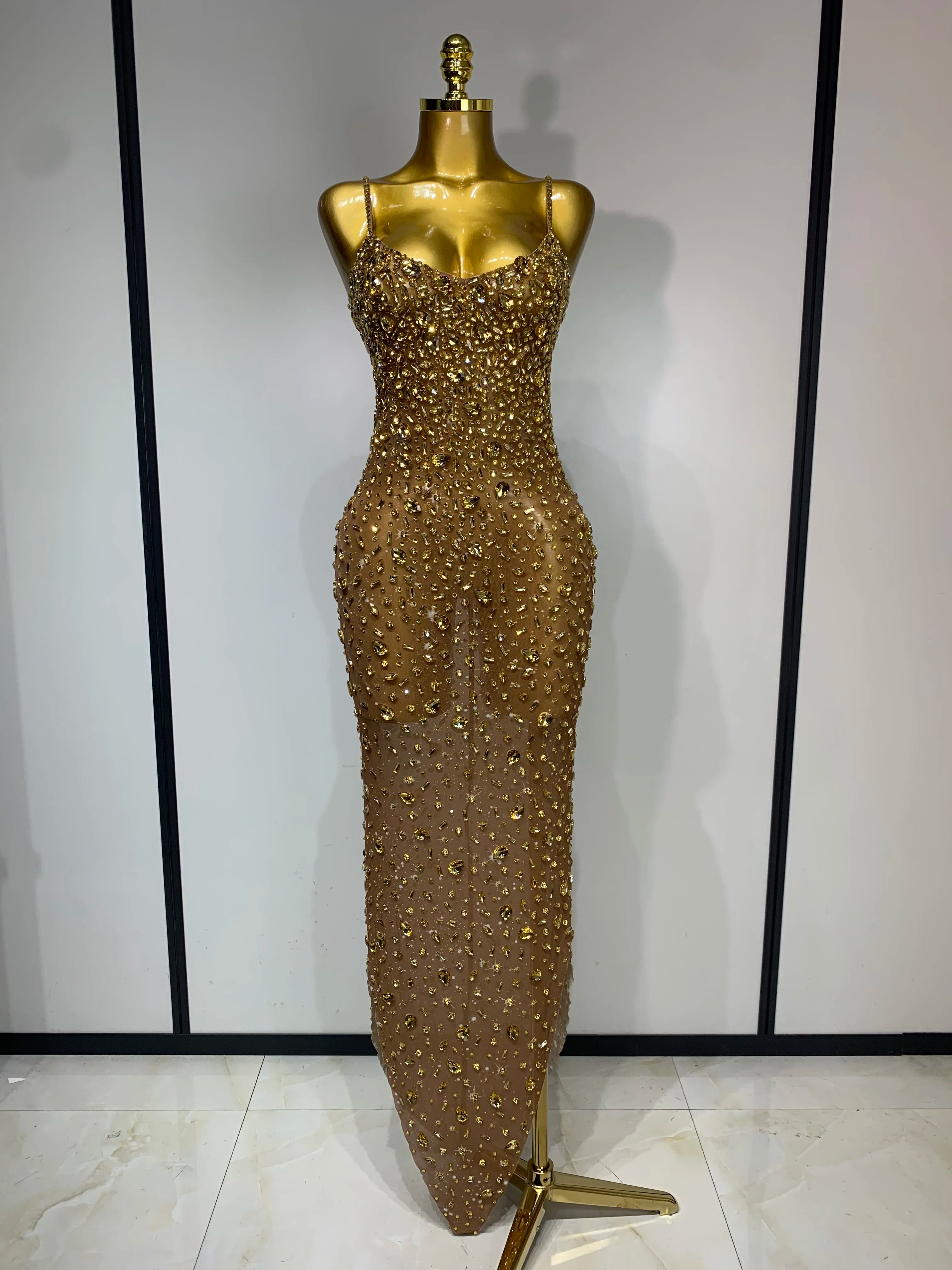 Diamond Hour Illusion Gown