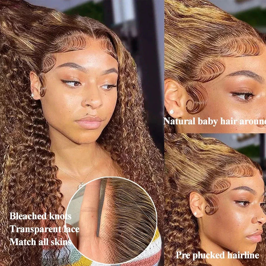 BHG's Brilliant Bounce: Ombre Opulence HD Lace Wig 13x4/13x6 Deep Wave Frontal Wig