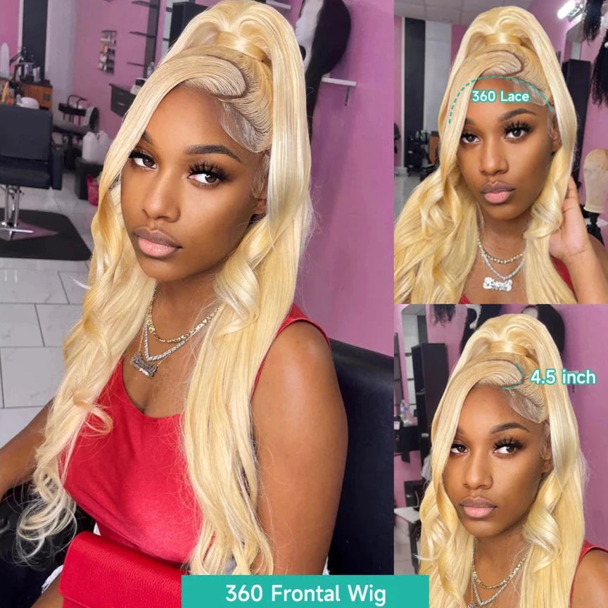 Ambition Blonde LuxeWave 360 Wigs