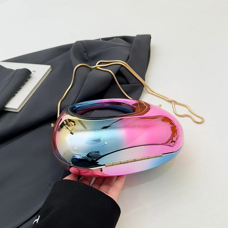 Luxe Orbit Clutch - Golden Gala Edition