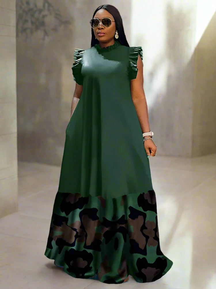 Curvaceous Carnival Patchwork Parade Maxi