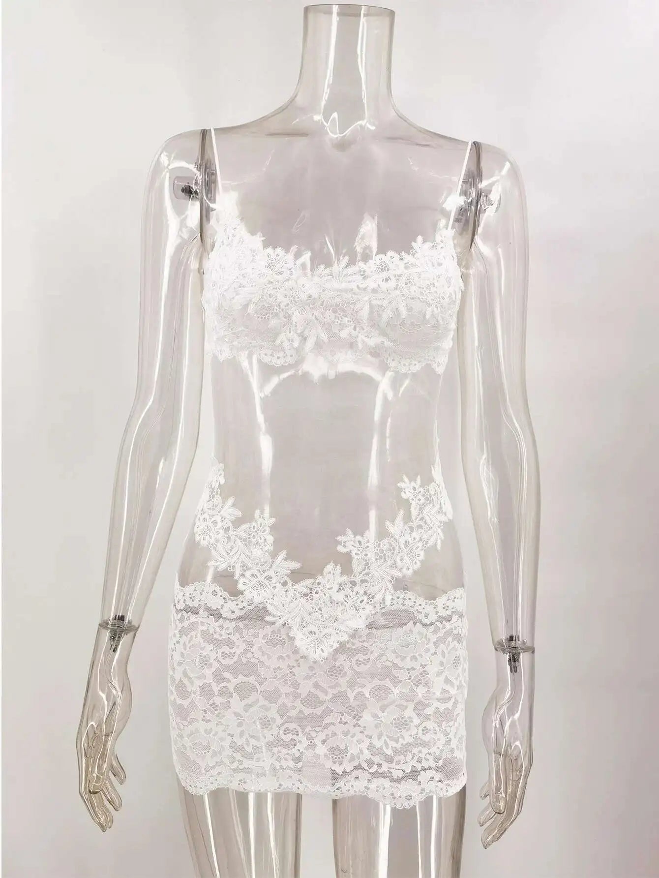 Tempt Me Lace Mini Dress