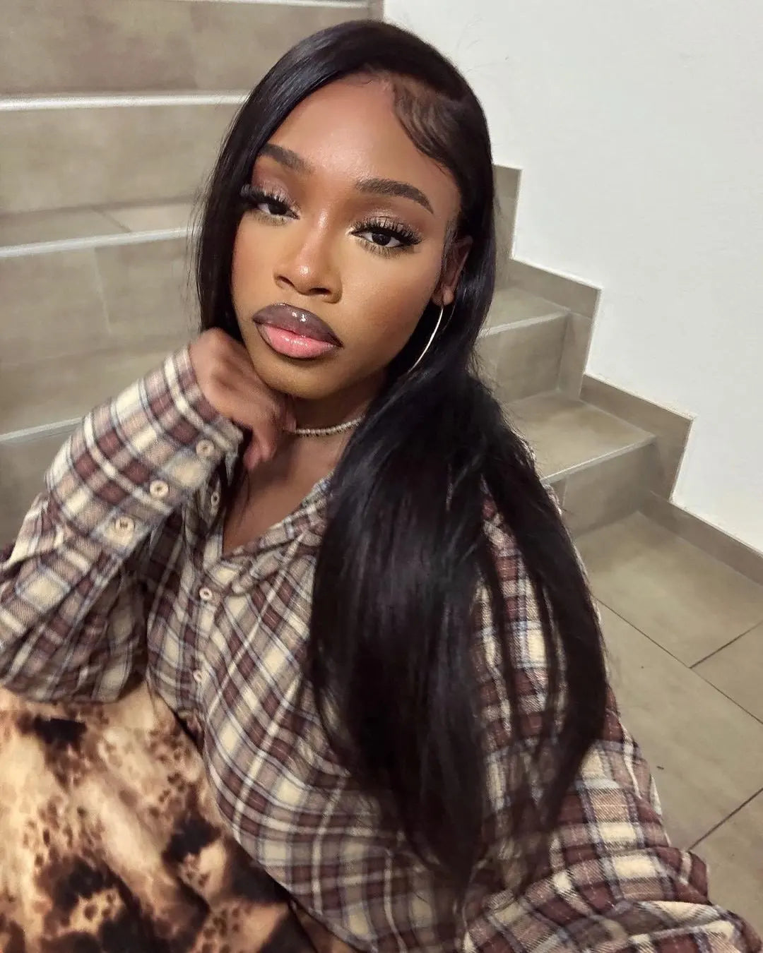 Silk Society straight tape-in extensions made with premium Remy human hair for seamless volume, length, and natural movement