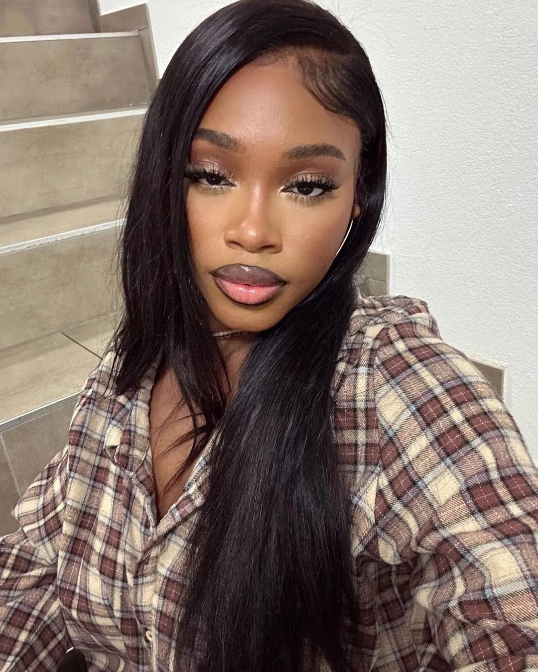 Silk Society straight tape-in extensions