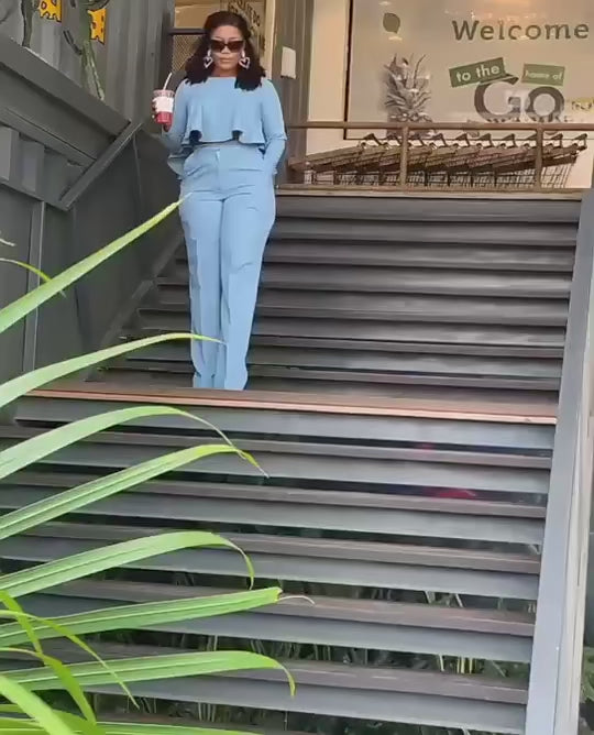 AfroChic Rhythm: Pulse & Pattern Tracksuit Ensemble