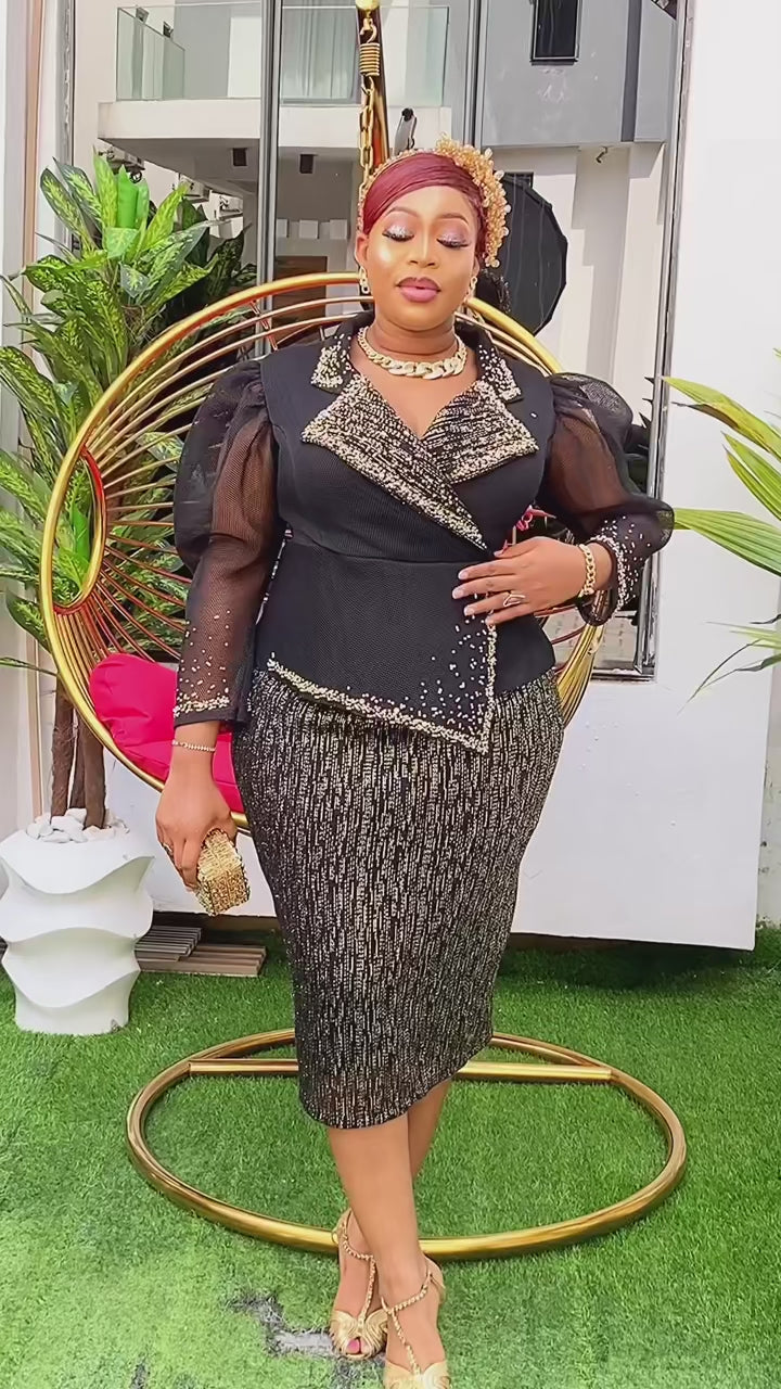 Crowned in Culture: Luxe Dashiki Ensemble (2025 Edition)