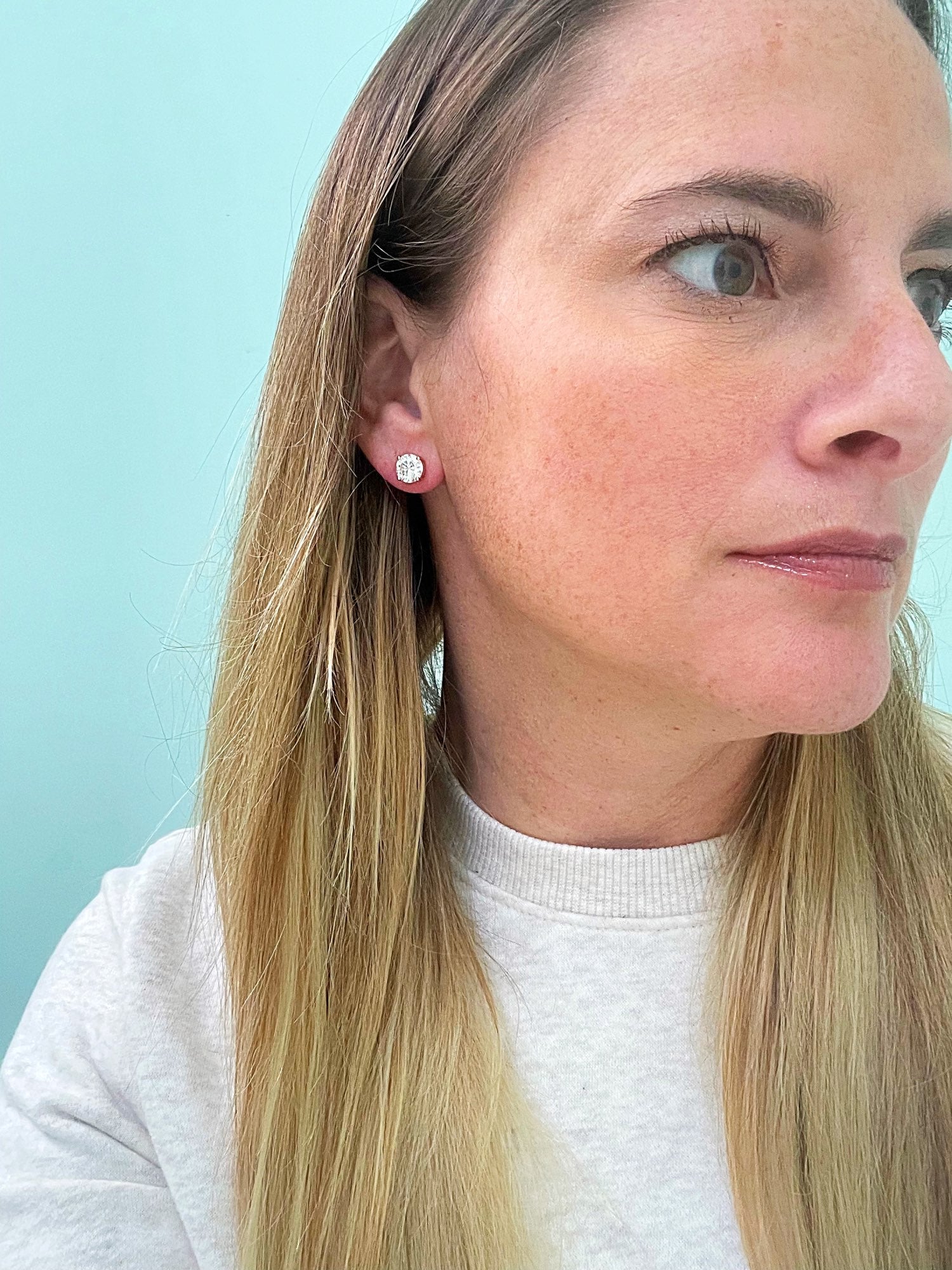 BHG's StellarStone Splendors Earrings: Unisex Moissanite Majesties