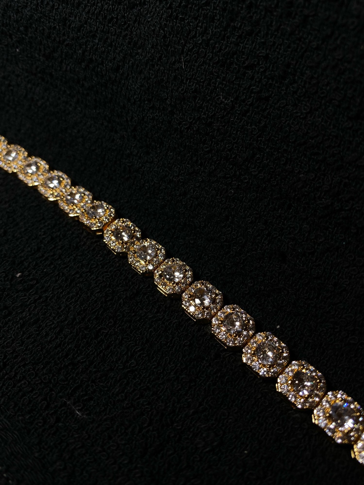 BHG's GlitzAura Clustered Tennis Bracelet