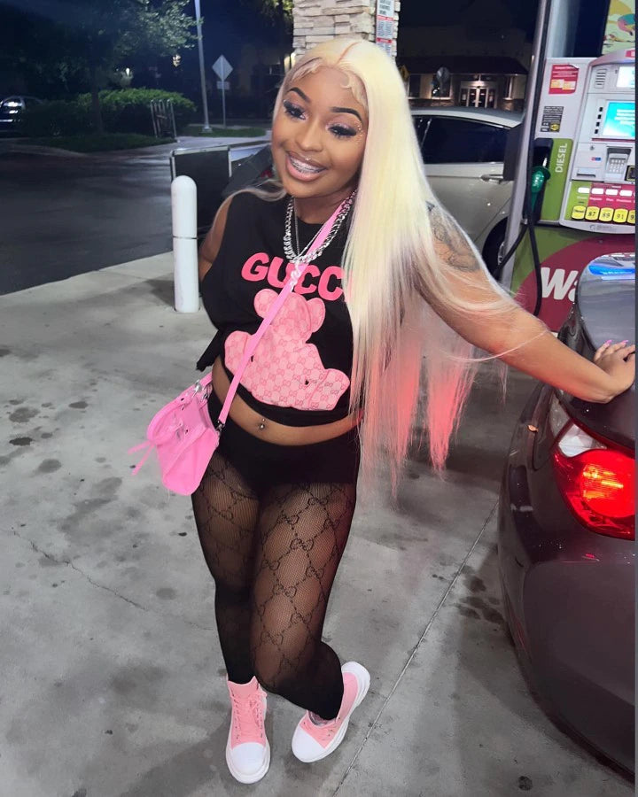 BHG'S Straight 613 GlamBlonde 13x4 HD Frontal Wig