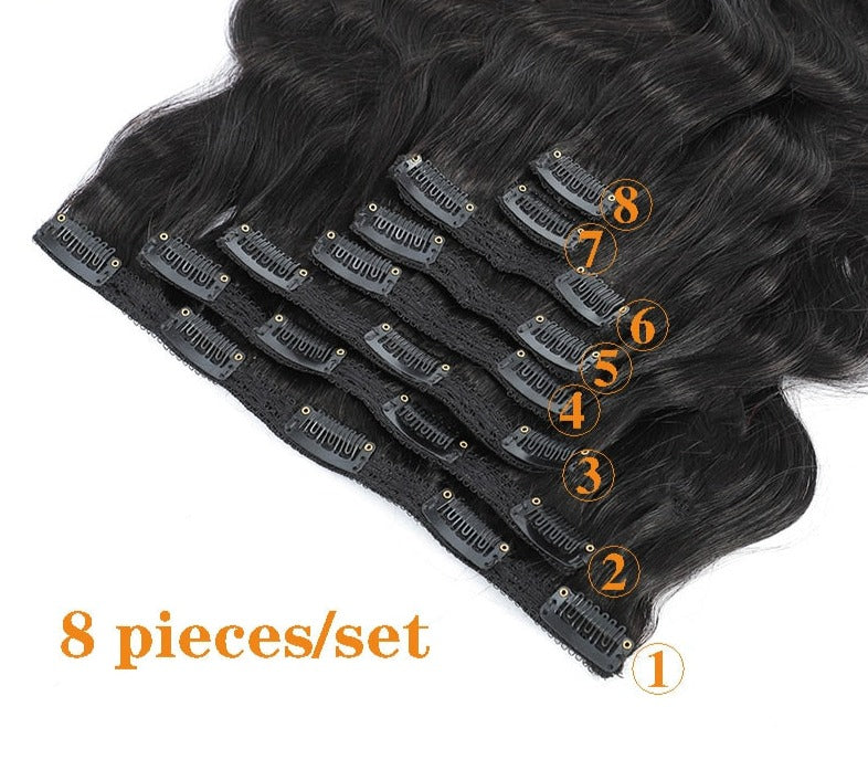 BHG's WaveCrafter – Brazilian Body Radiance Clip-In Hair Extensions