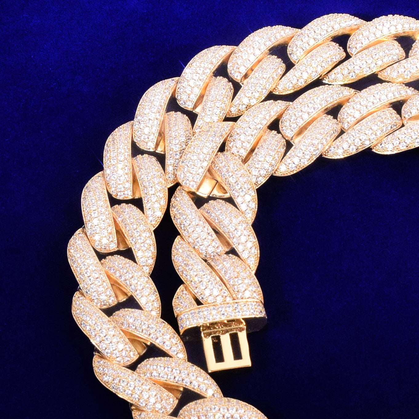 BHG's Miami FrostFlare Iced Out Cuban Link Chain
