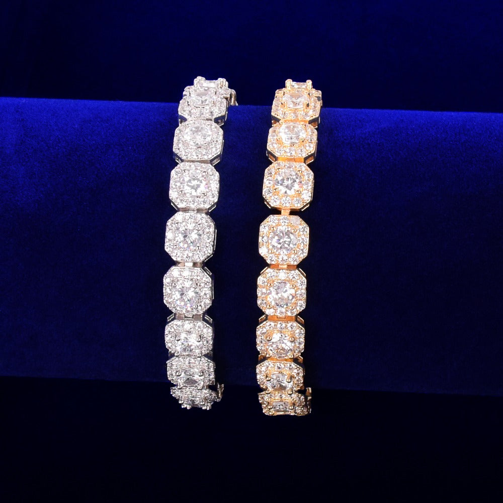 BHG's GlitzAura Clustered Tennis Bracelet