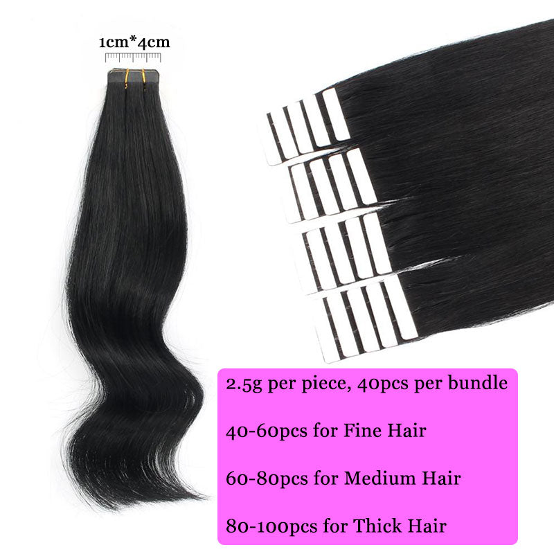 BrazillianTress Straight Tape-Ins Extensions