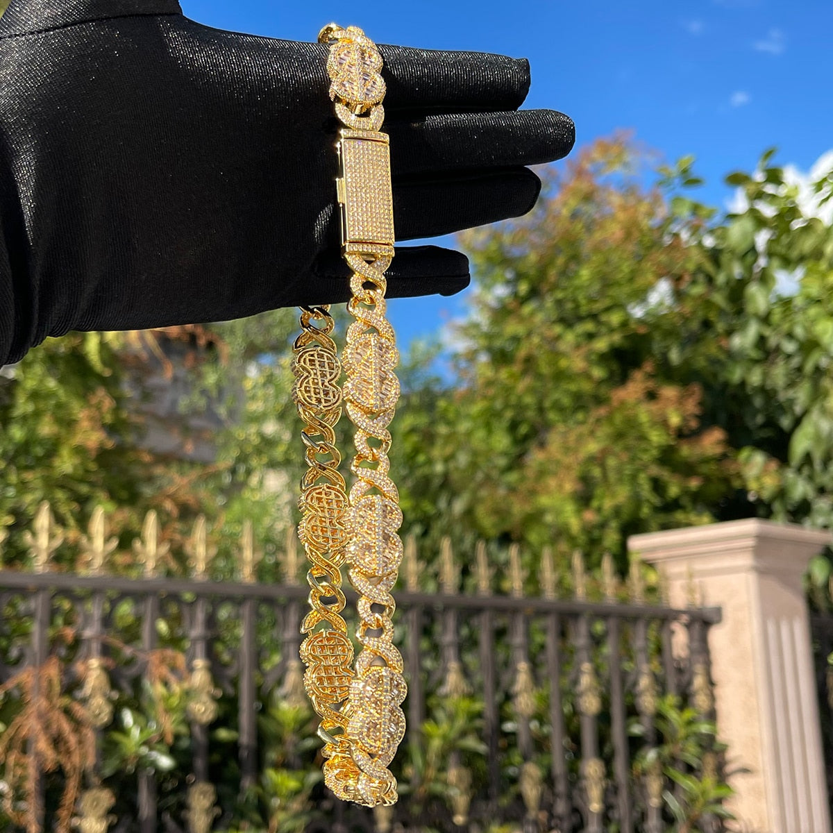 LuxeBaguette Miami Cuban Link Chain | Iced-Out Jewelry – BHG