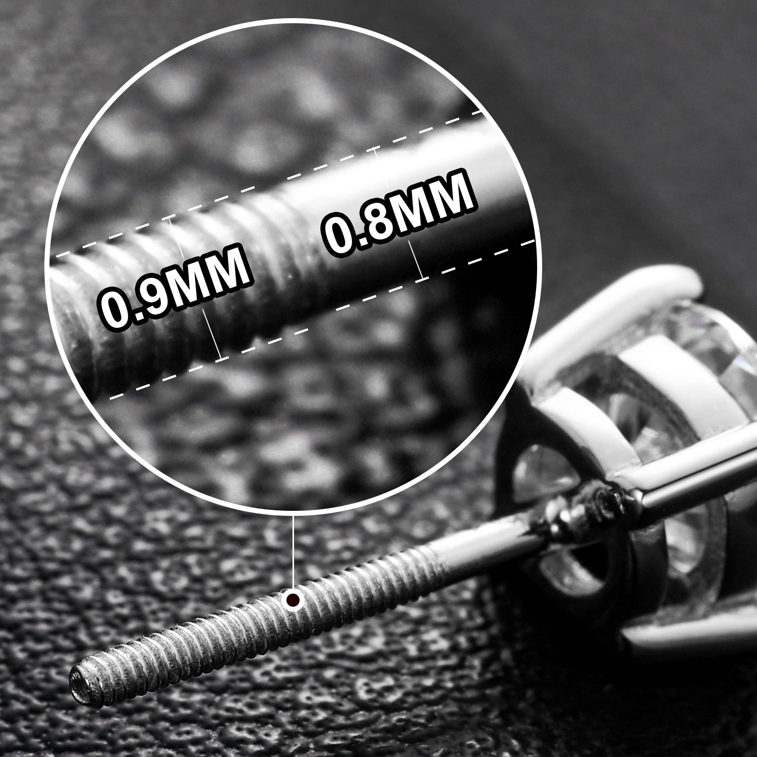 BHG's StellarStone Splendors Earrings: Unisex Moissanite Majesties