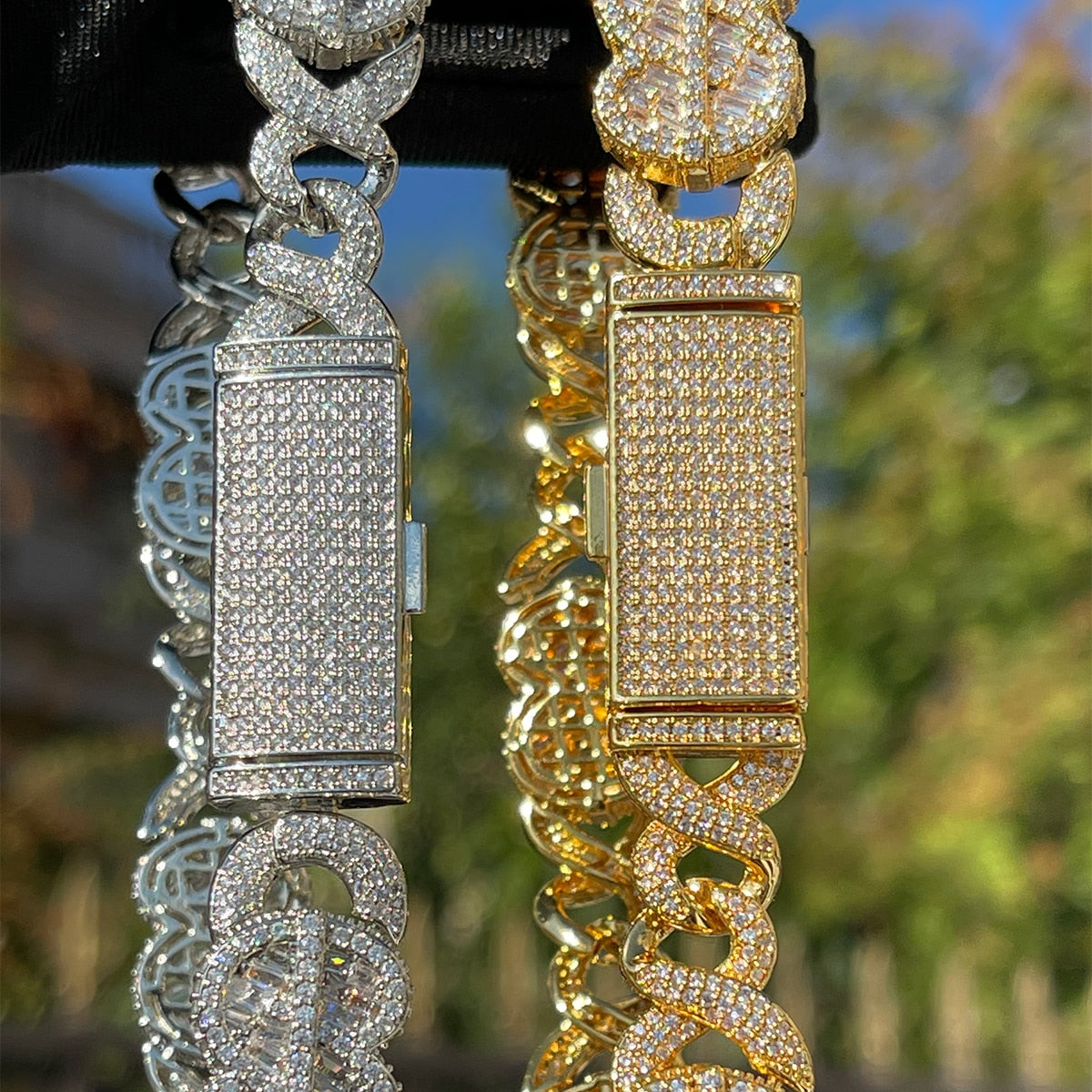 LuxeBaguette Miami Cuban Link Chain | Iced-Out Jewelry – BHG