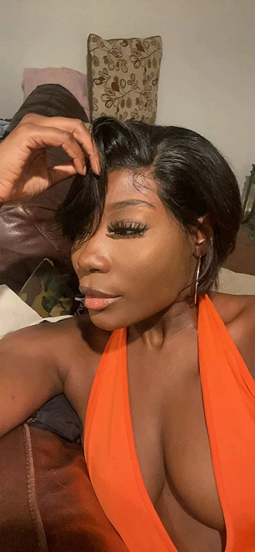 BHG's FlexiStyle 13X4 Malaysia Hair Short Bob Lace Front Wig